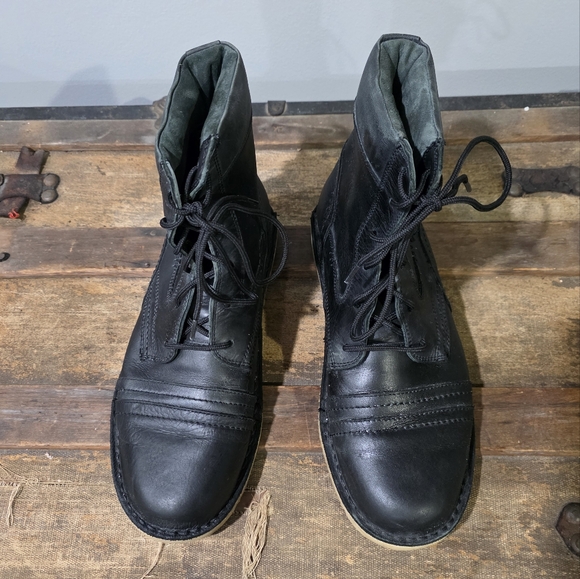 Oliberte Ngola Premium African Leather Double Toe Cap Combat/Work Boots. 43 - Picture 6 of 10
